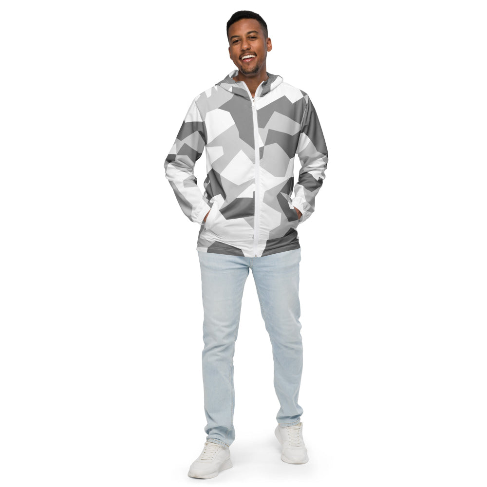 Swedish M90 Snow CAMO Men’s windbreaker - Mens Windbreaker