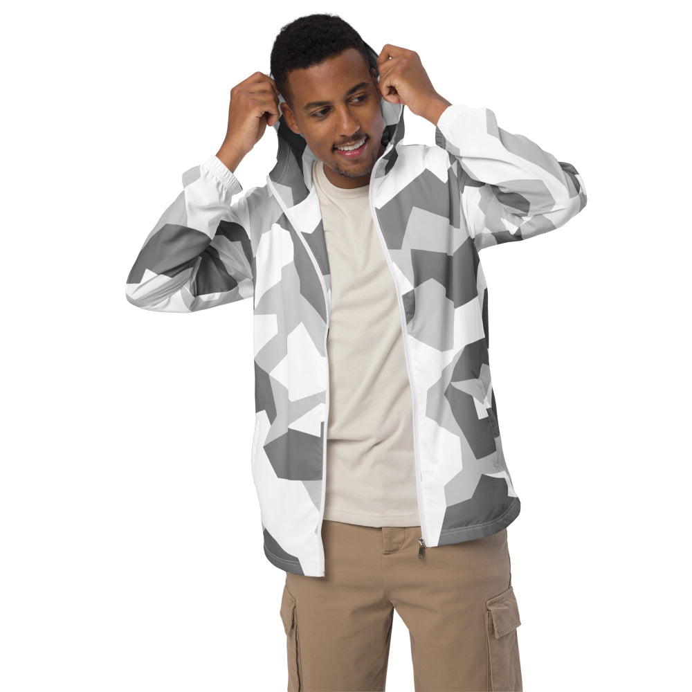 Swedish M90 Snow CAMO Men’s windbreaker - Mens Windbreaker