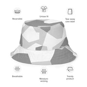 M90 Swedish Snow CAMO Reversible Bucket Hat - Head