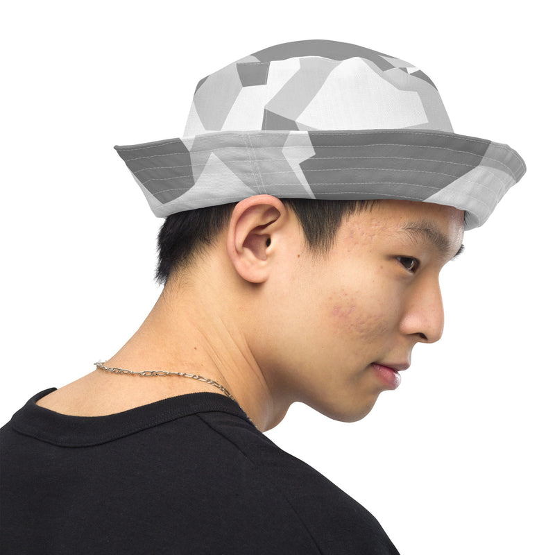 M90 Swedish Snow CAMO Reversible Bucket Hat - Head
