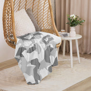 M90 Swedish Snow CAMO Sherpa Blanket