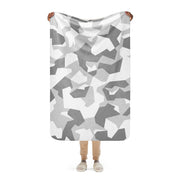 M90 Swedish Snow CAMO Sherpa Blanket - 37″×57″