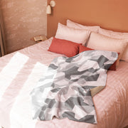 M90 Swedish Snow CAMO Sherpa Blanket