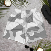 M90 Swedish Snow CAMO Unisex Athletic Long Shorts