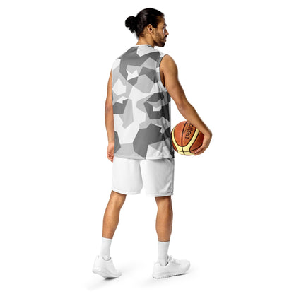 Swedish M90 Snow CAMO unisex basketball jersey Basketball Jerseys