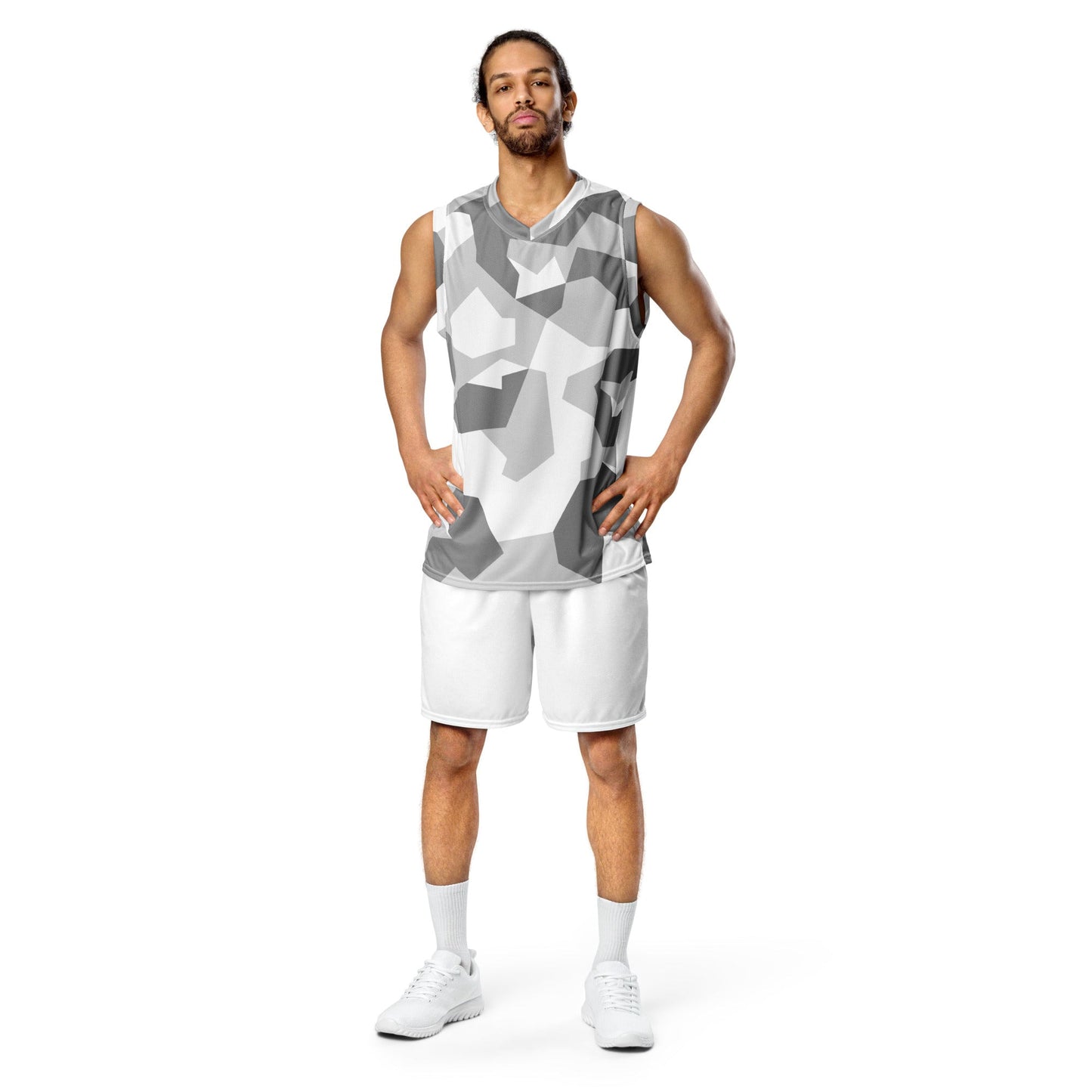 Swedish M90 Snow CAMO unisex basketball jersey Basketball Jerseys