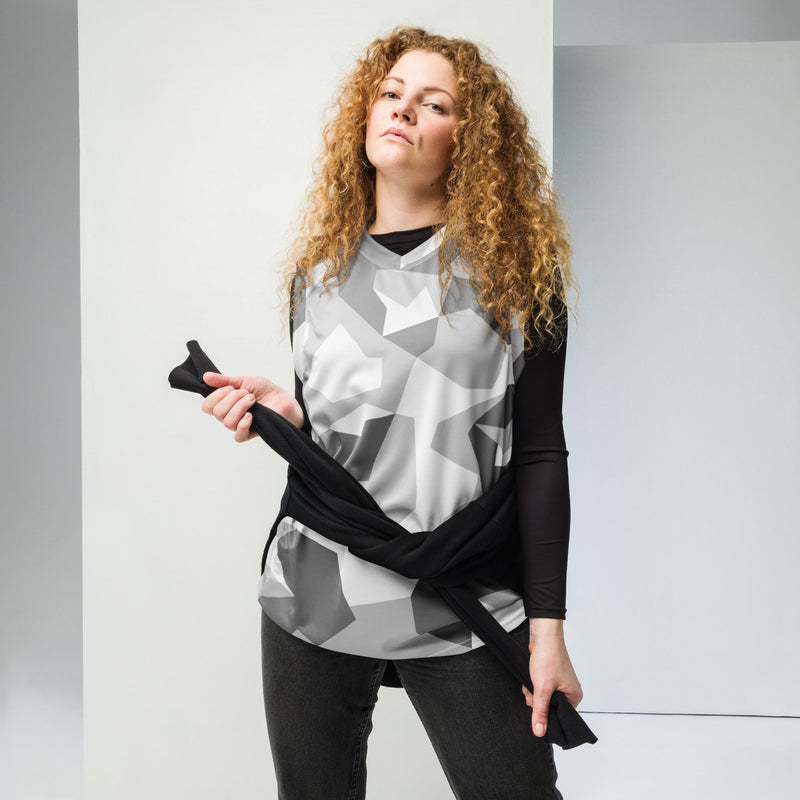 M90 Swedish Snow CAMO Unisex Basketball Jersey