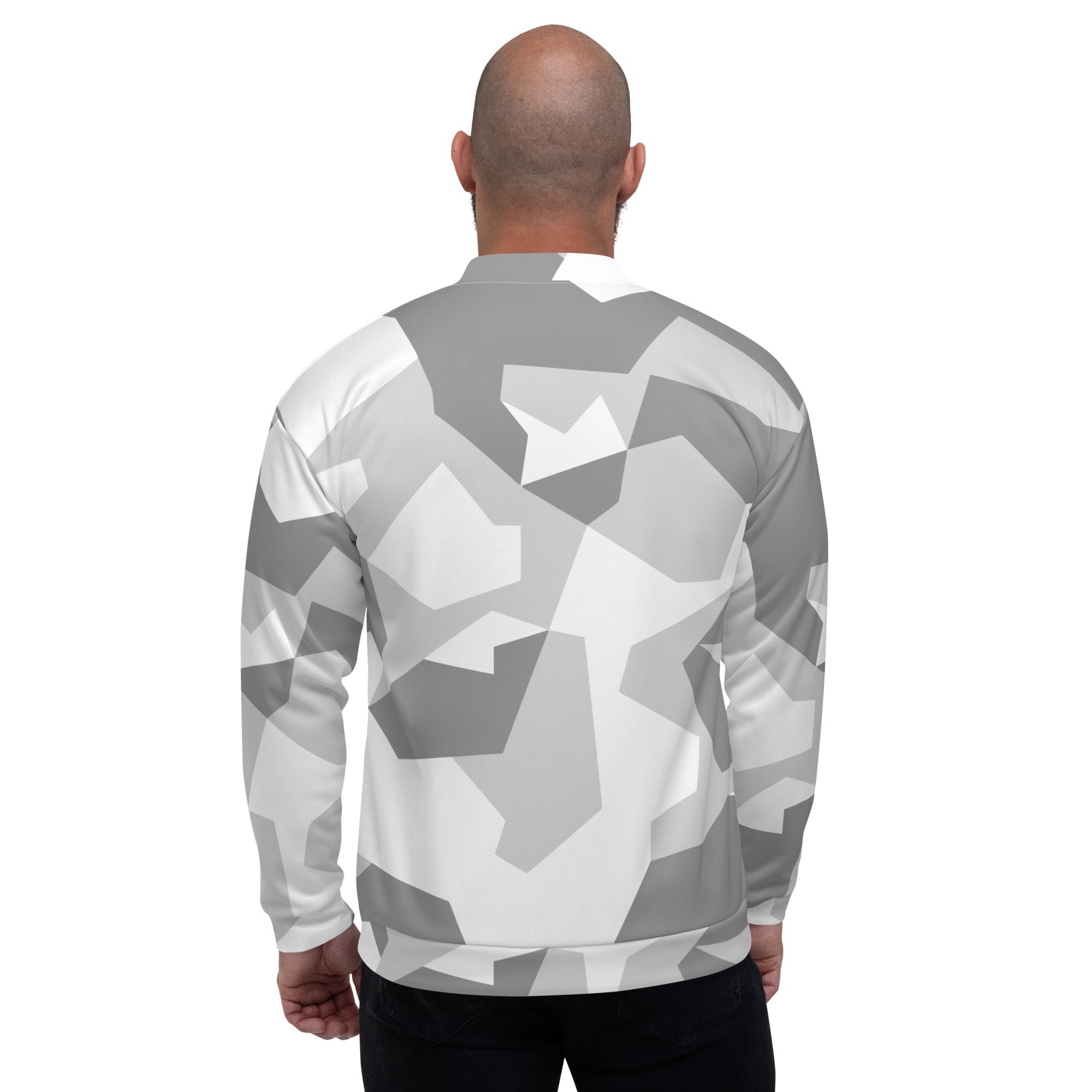 CAMO HQ - Swedish M90 Snow CAMO Unisex Bomber Jacket - Worldwide