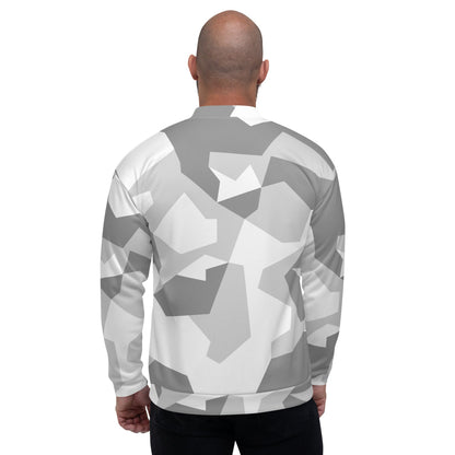 Swedish M90 Snow CAMO Unisex Bomber Jacket