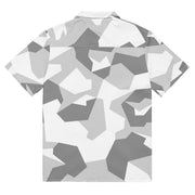 M90 Swedish Snow CAMO Unisex Short-Sleeve Button Shirt - Button-Up