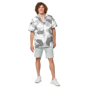 M90 Swedish Snow CAMO Unisex Short-Sleeve Button Shirt - Button-Up