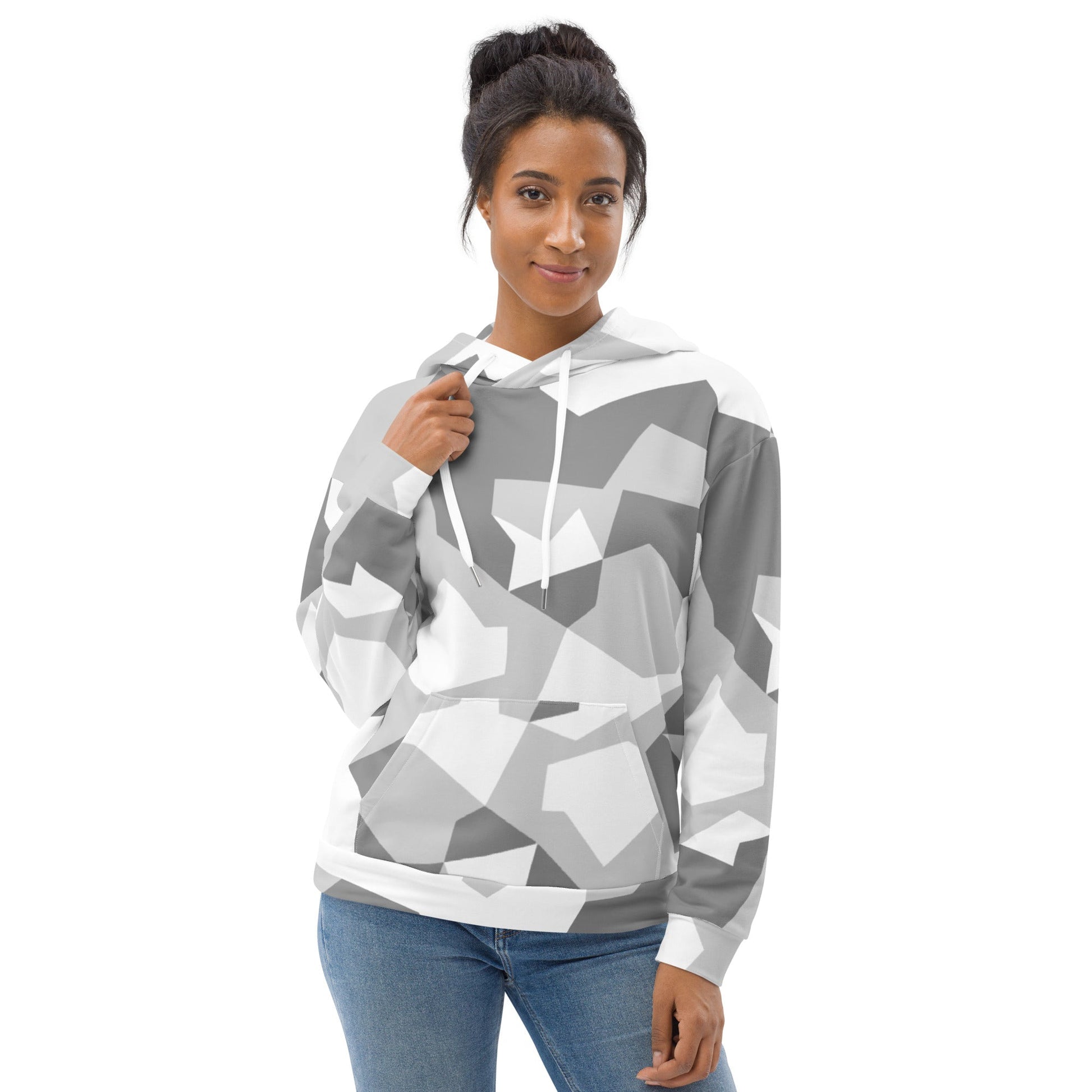 Swedish M90 Snow CAMO Unisex Hoodie - Hoodies