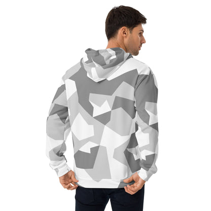 Swedish M90 Snow CAMO Unisex Hoodie - Hoodies