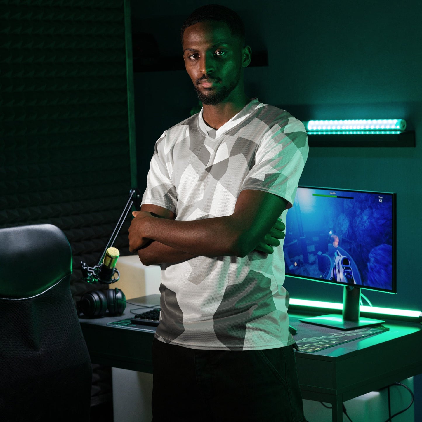 Swedish M90 Snow CAMO unisex sports jersey Sports Jerseys