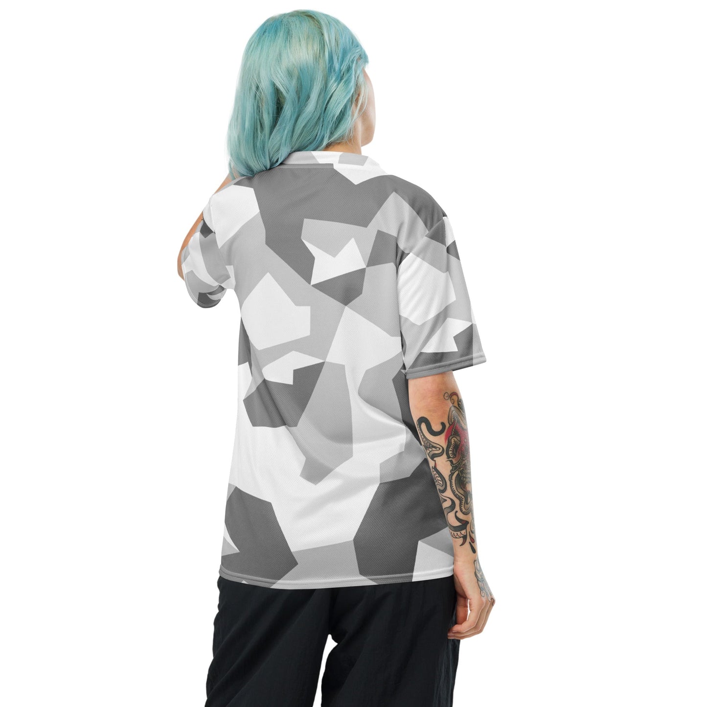 Swedish M90 Snow CAMO unisex sports jersey Sports Jerseys