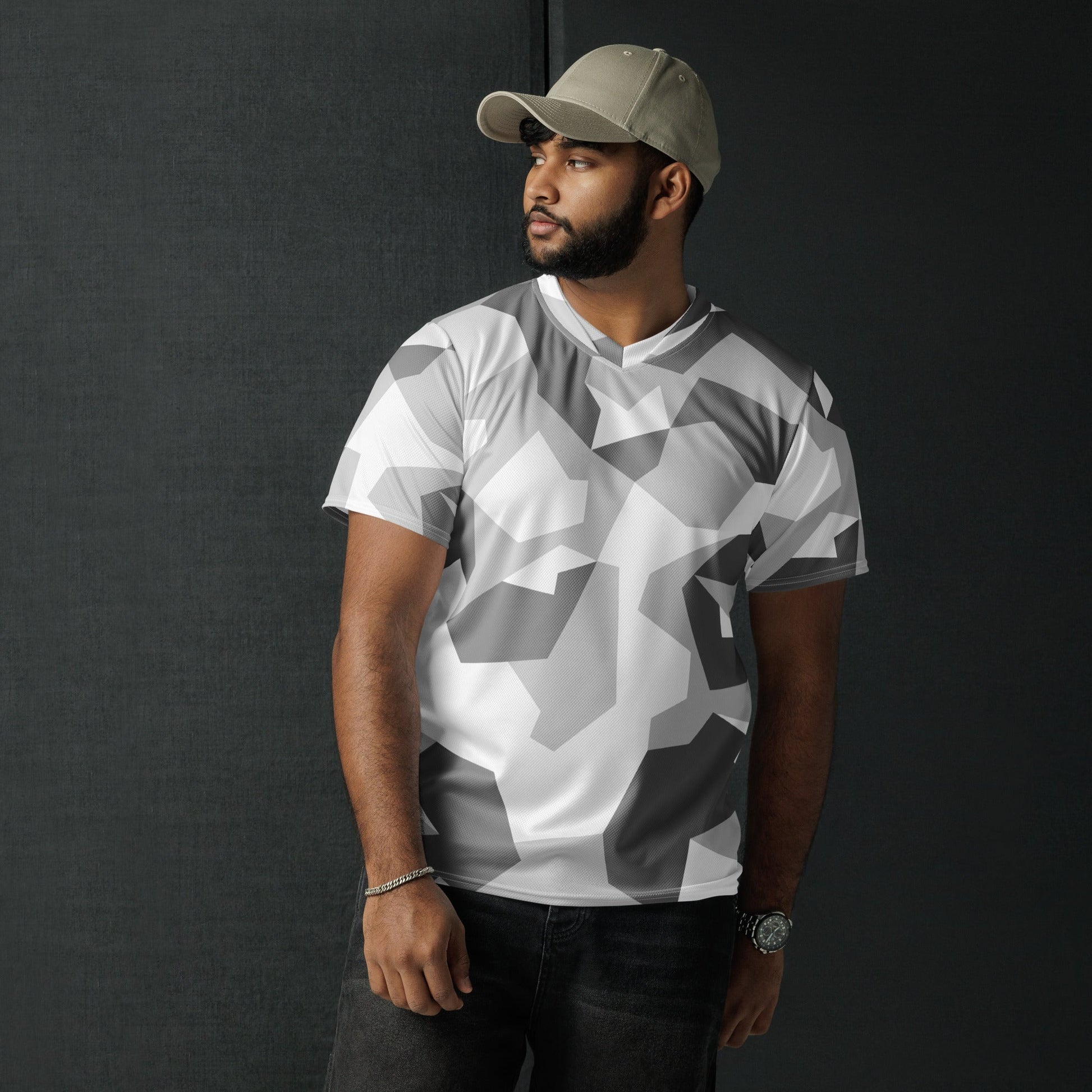 Swedish M90 Snow CAMO unisex sports jersey Sports Jerseys