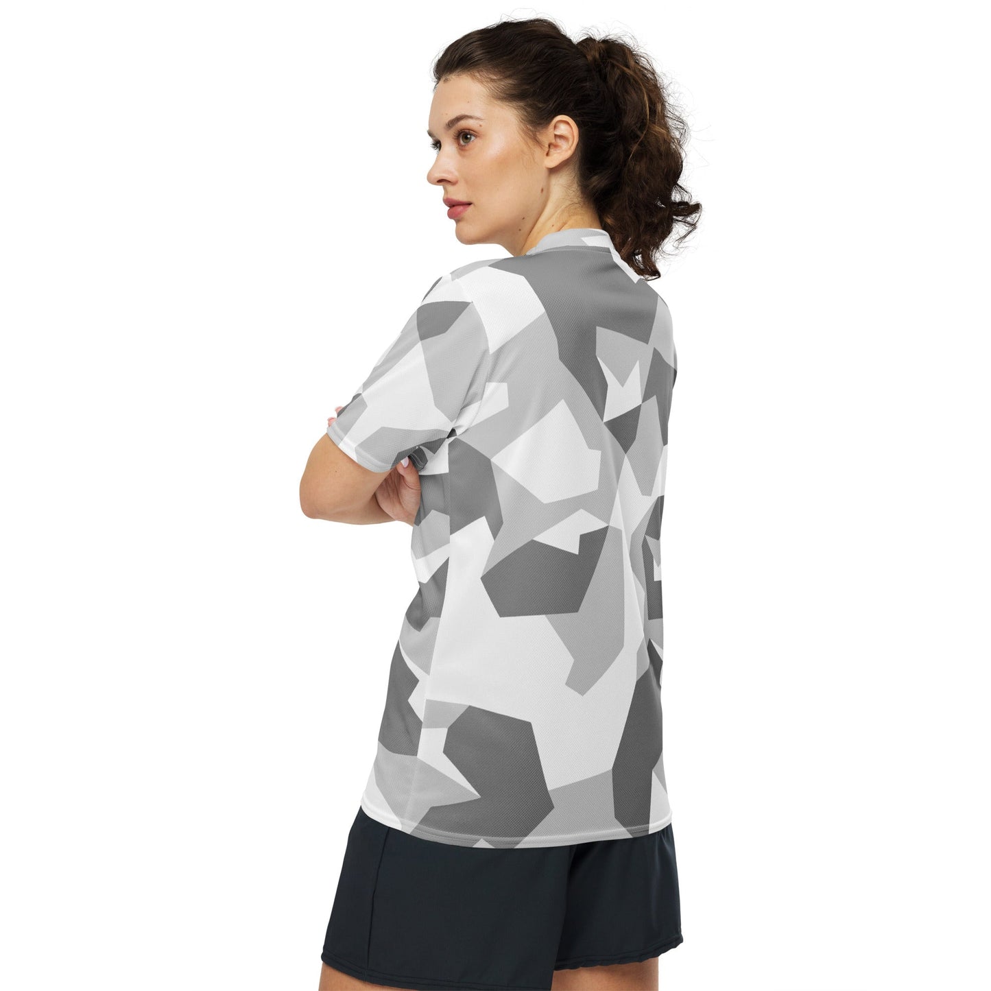 Swedish M90 Snow CAMO unisex sports jersey Sports Jerseys