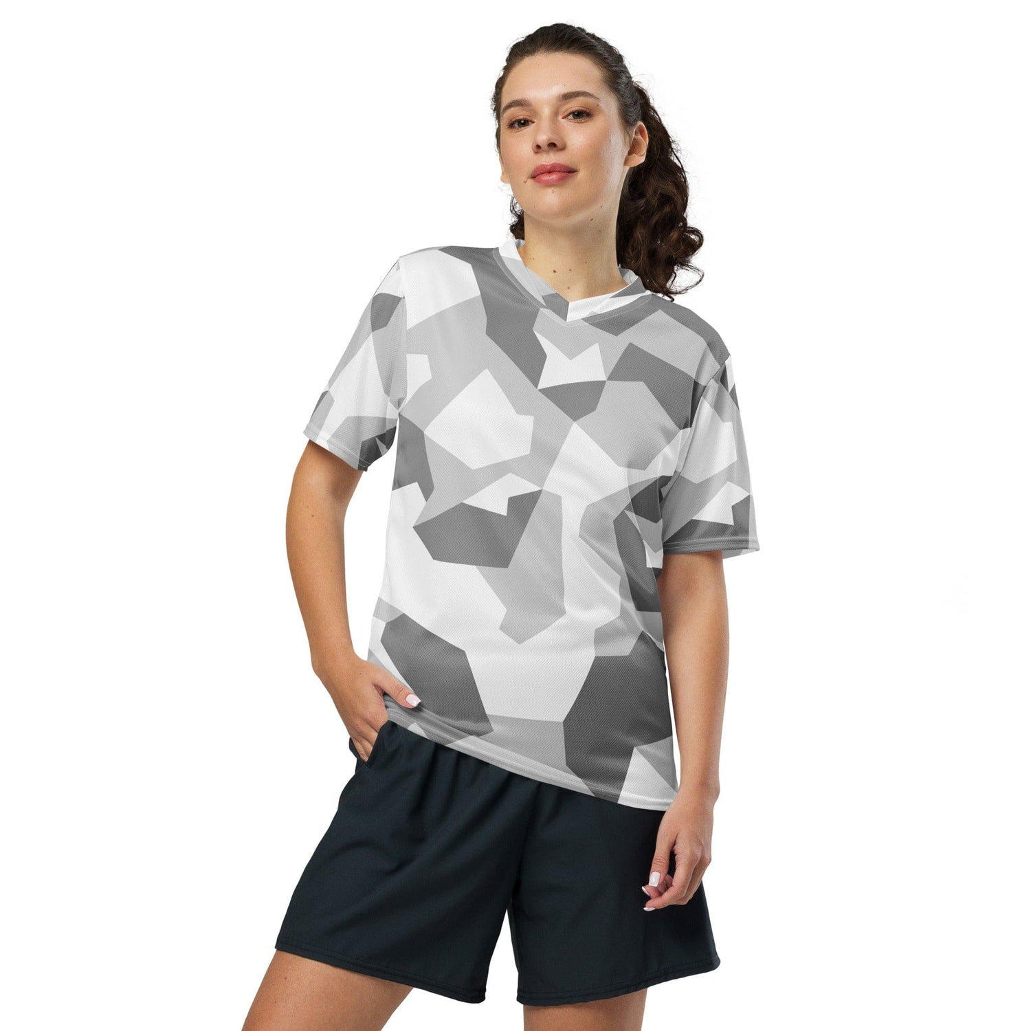 Swedish M90 Snow CAMO unisex sports jersey - Sports Jerseys