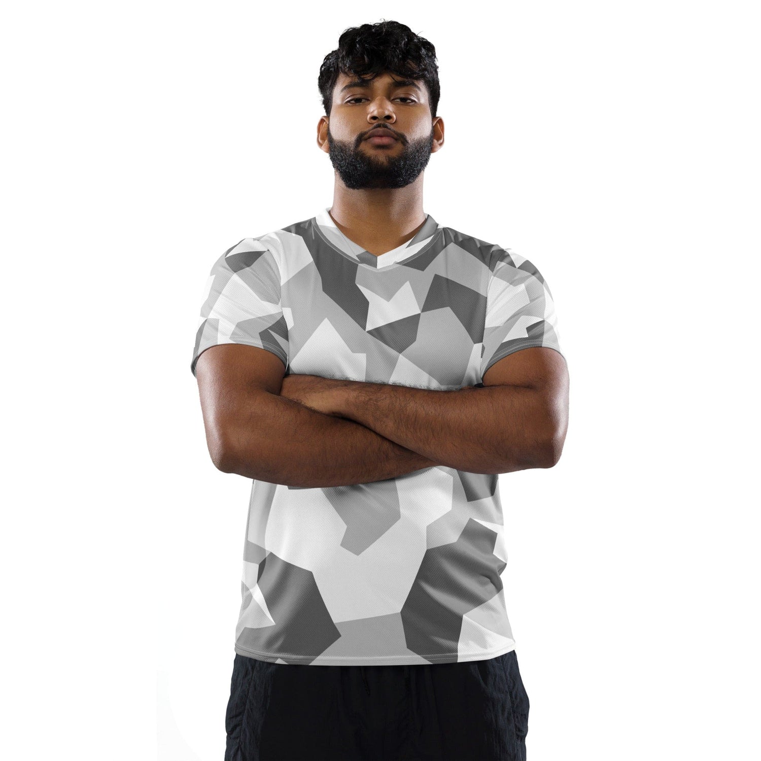 Swedish M90 Snow CAMO unisex sports jersey - Sports Jerseys