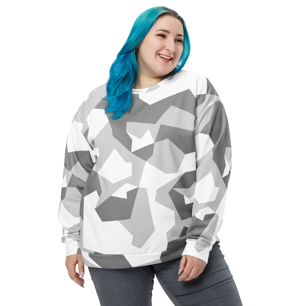 Swedish M90 Snow CAMO Unisex Sweatshirt