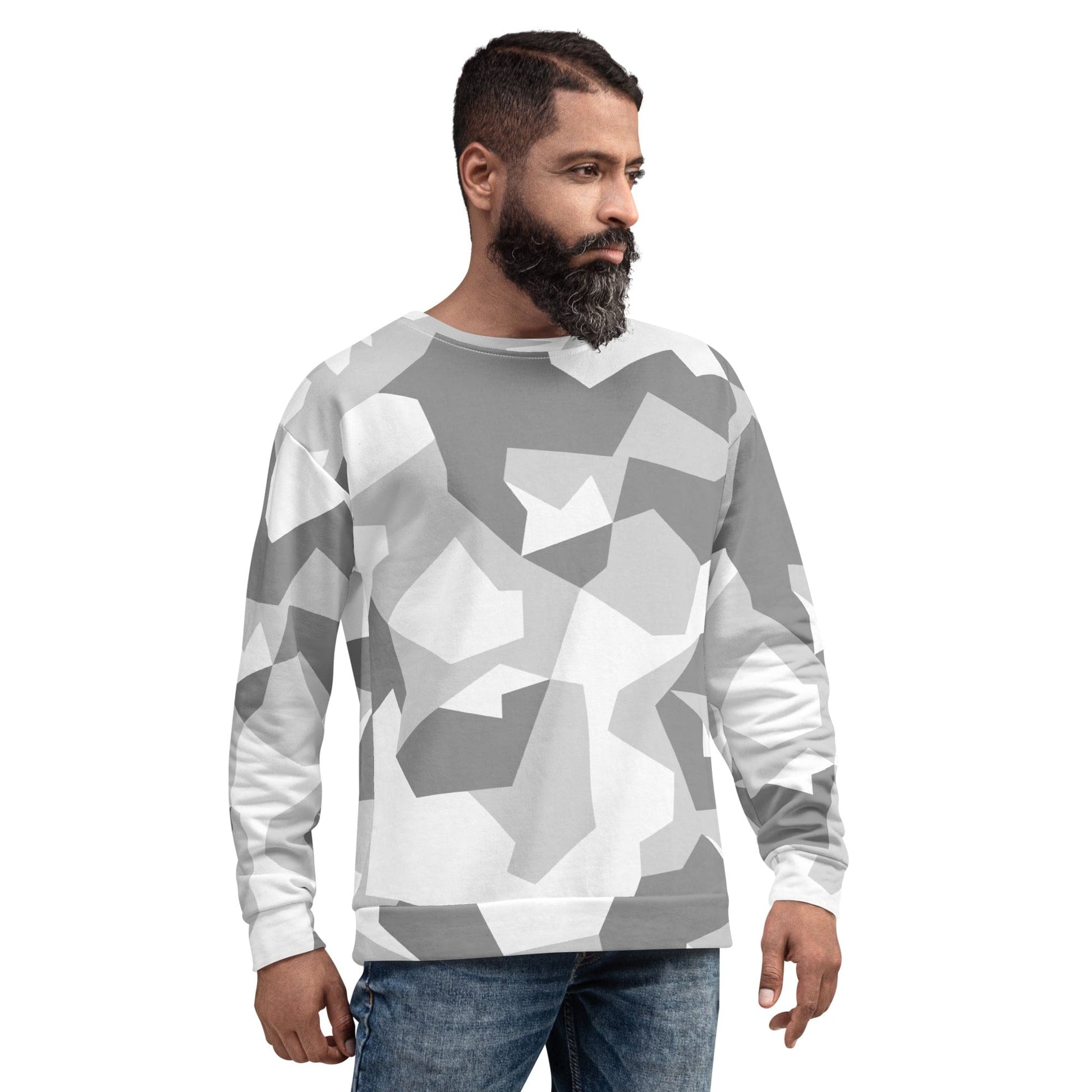 Swedish M90 Snow CAMO Unisex Sweatshirt