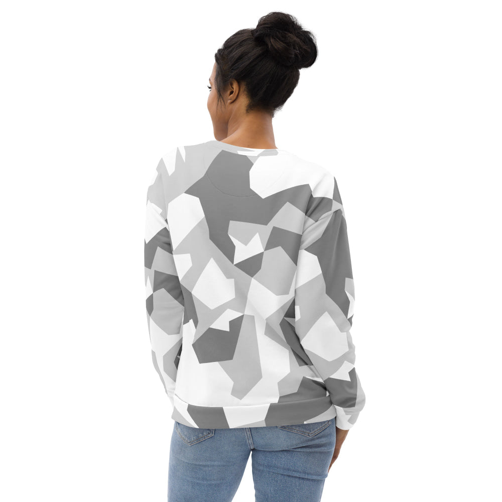 Swedish M90 Snow CAMO Unisex Sweatshirt