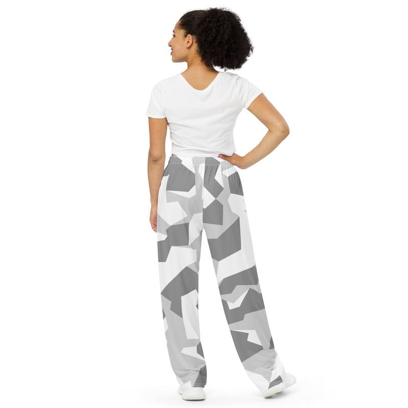 M90 Swedish Snow CAMO Unisex Wide-Leg Leisure Pants - Pant
