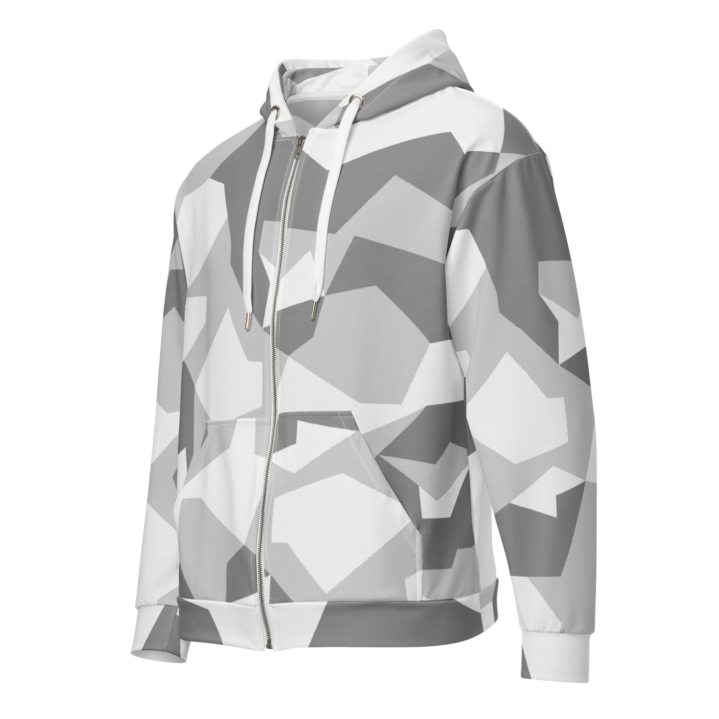 Swedish M90 Snow CAMO Unisex zip hoodie Zip Hoodies