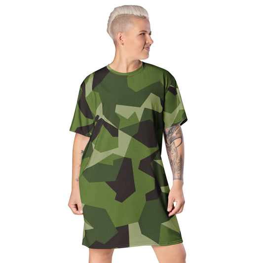 Swedish M90 CAMO T-shirt dress - 2XS - Womens T-Shirt Dress