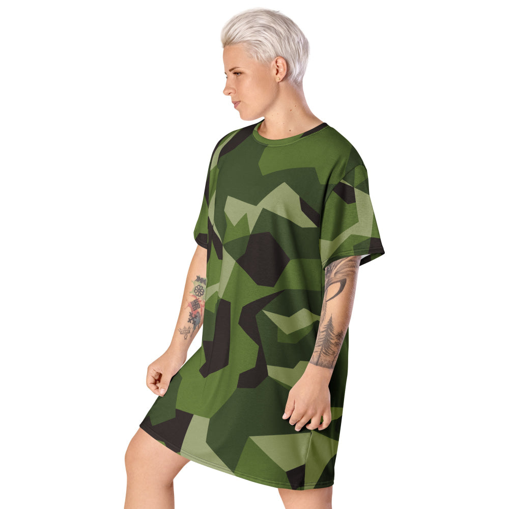 Swedish M90 CAMO T-shirt dress - Womens T-Shirt Dress