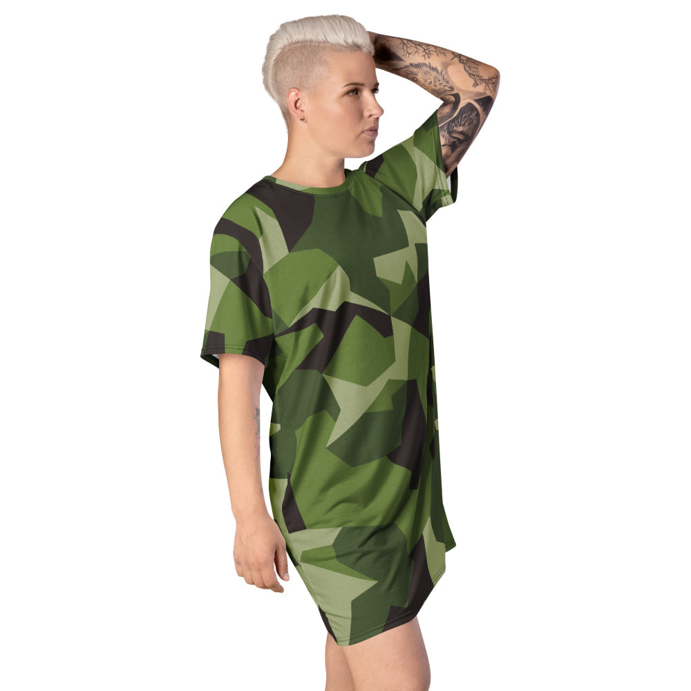 Swedish M90 CAMO T-shirt dress - Womens T-Shirt Dress