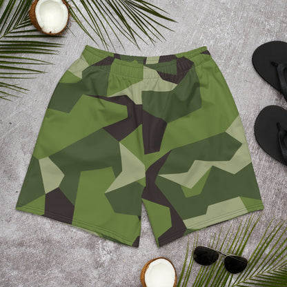 Swedish M90 CAMO Unisex Athletic Long Shorts