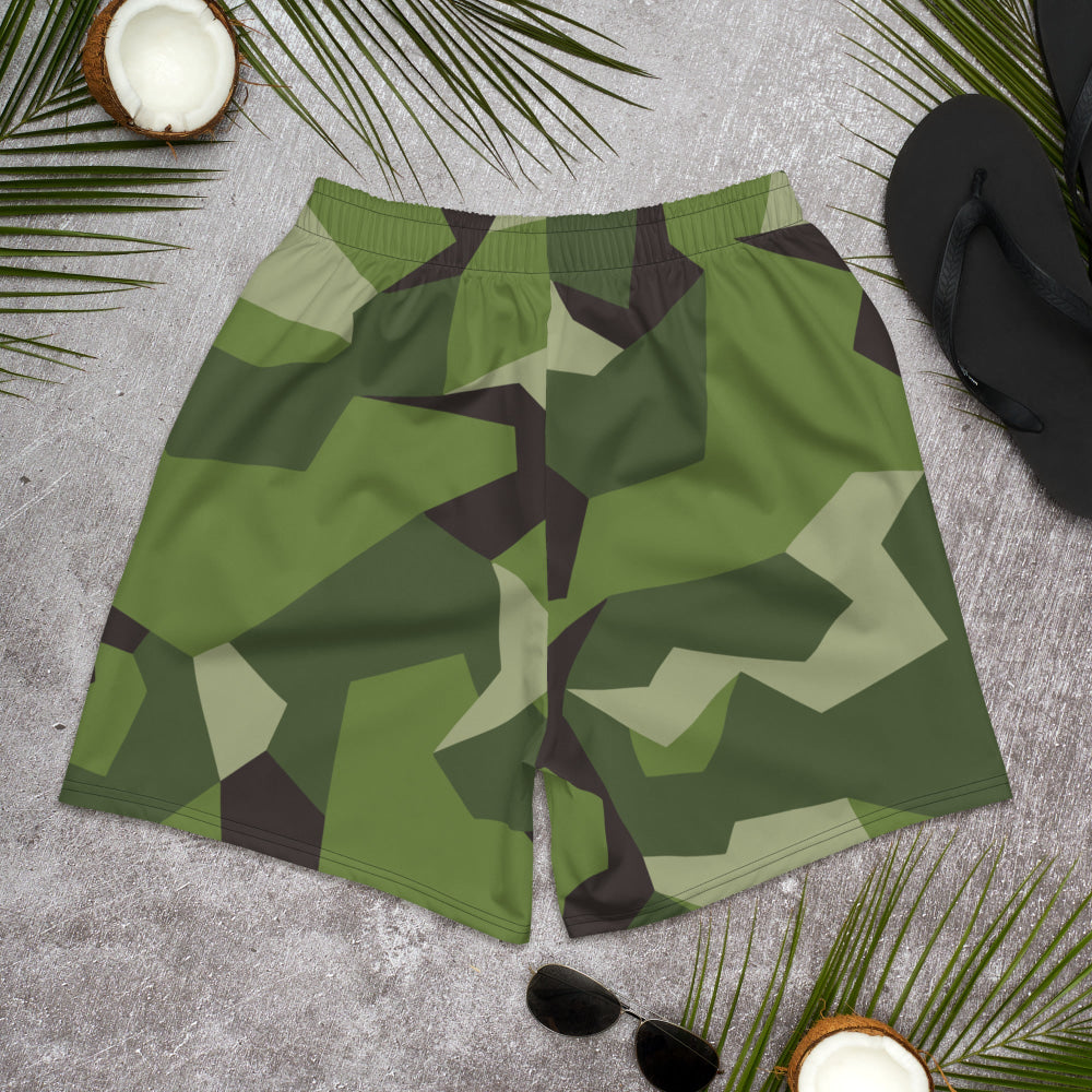 Swedish M90 CAMO Unisex Athletic Long Shorts