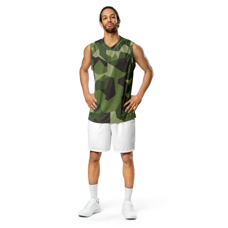 M90 Swedish Woodland CAMO Unisex Basketball Jersey