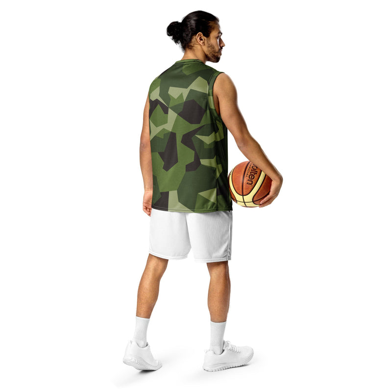 M90 Swedish Woodland CAMO Unisex Basketball Jersey