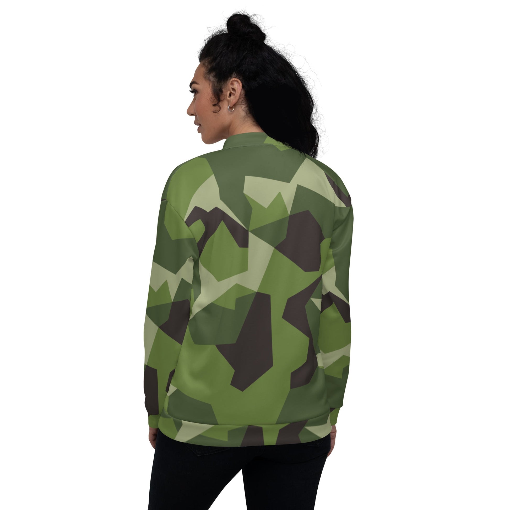Swedish M90 CAMO Unisex Bomber Jacket - Jackets