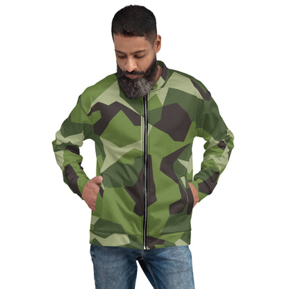 Swedish M90 CAMO Unisex Bomber Jacket - Jackets