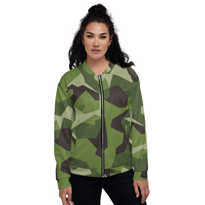 Swedish M90 CAMO Unisex Bomber Jacket - Jackets