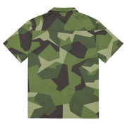 M90 Swedish Woodland CAMO Unisex Short-Sleeve Button Shirt