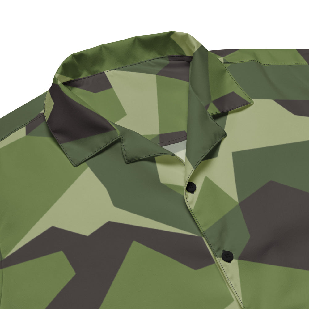 Swedish M90 CAMO Unisex button shirt - Button Shirt