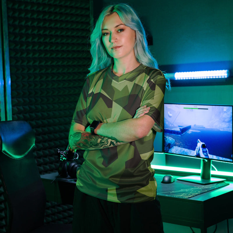 M90 Swedish Woodland CAMO Unisex Sports Jersey