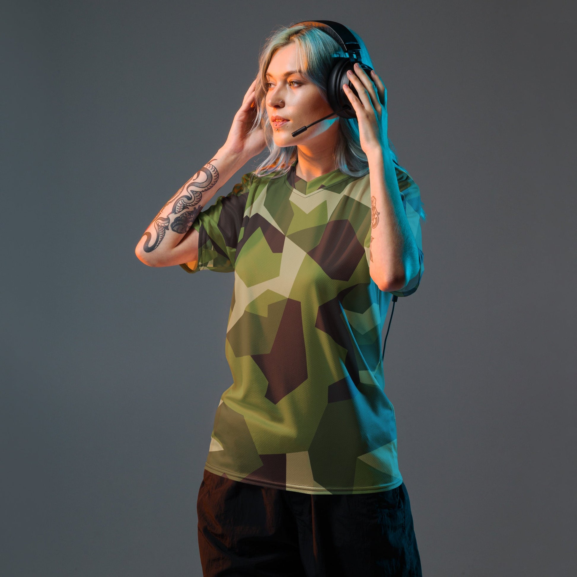 Swedish M90 CAMO unisex sports jersey Sports Jerseys