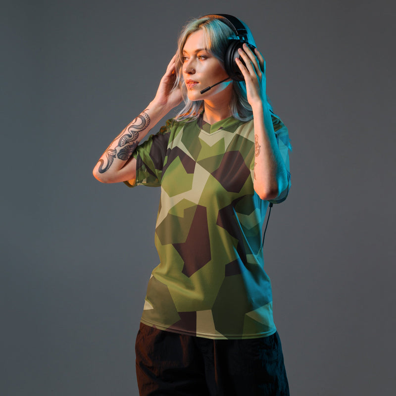 M90 Swedish Woodland CAMO Unisex Sports Jersey