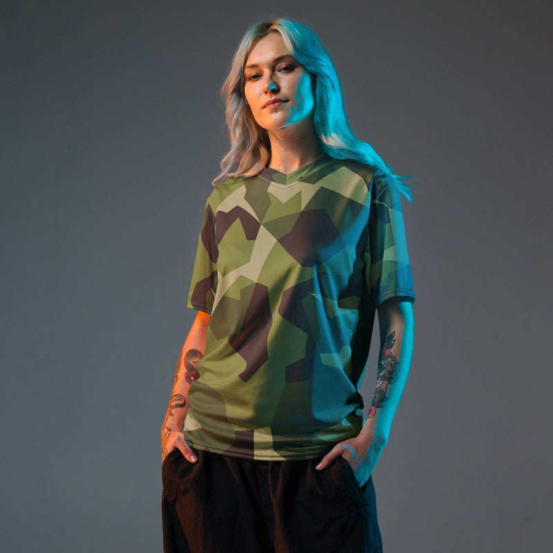 M90 Swedish Woodland CAMO Unisex Sports Jersey