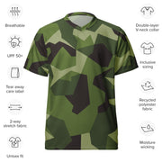 M90 Swedish Woodland CAMO Unisex Sports Jersey