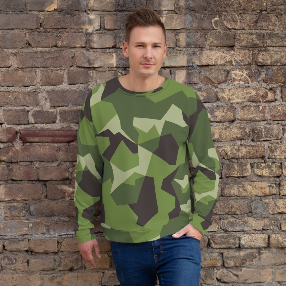 Swedish M90 CAMO Unisex Sweatshirt - XS