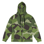 M90 Swedish Woodland CAMO Unisex Zip Hoodie - 2XS