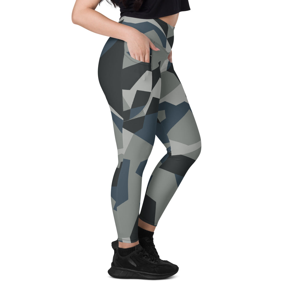 Swedish M90 Urban CAMO Leggings with pockets - Womens With Pockets