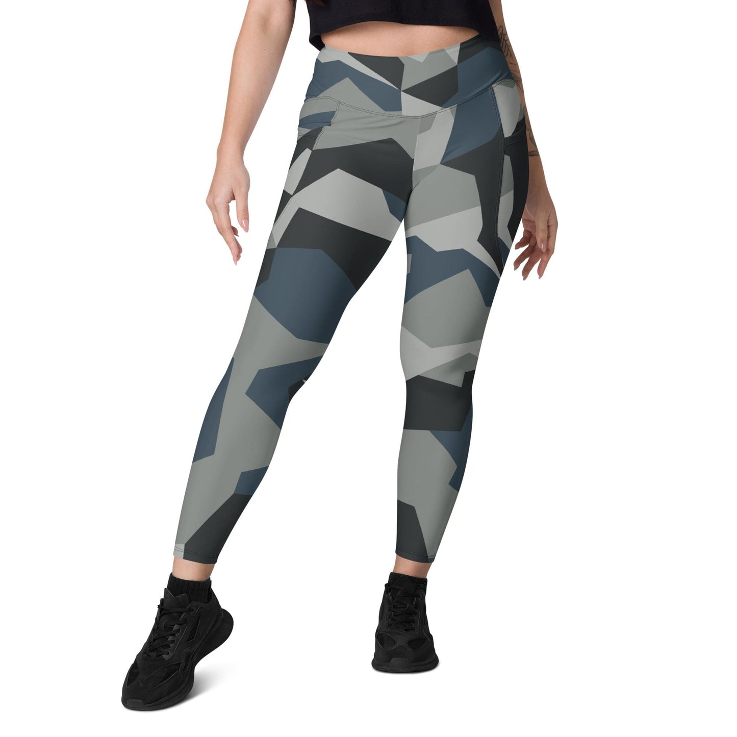 Swedish M90 Urban CAMO Leggings with pockets - Womens With Pockets