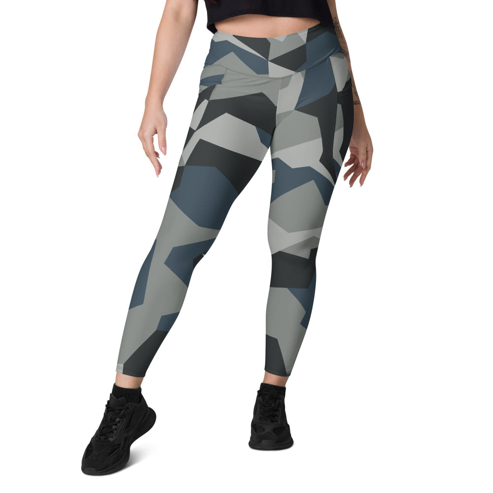 Swedish M90 Urban CAMO Leggings with pockets - Womens With Pockets